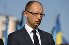 премиер-министърът на Украйна Арсений Яценюк